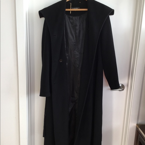 Ellen Tracy  Black Wool Coat $240 Size 14 - Picture 3 of 6